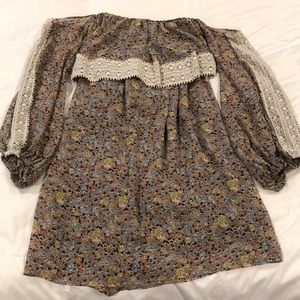 Beautiful off-shoulder and lace Judith March dress